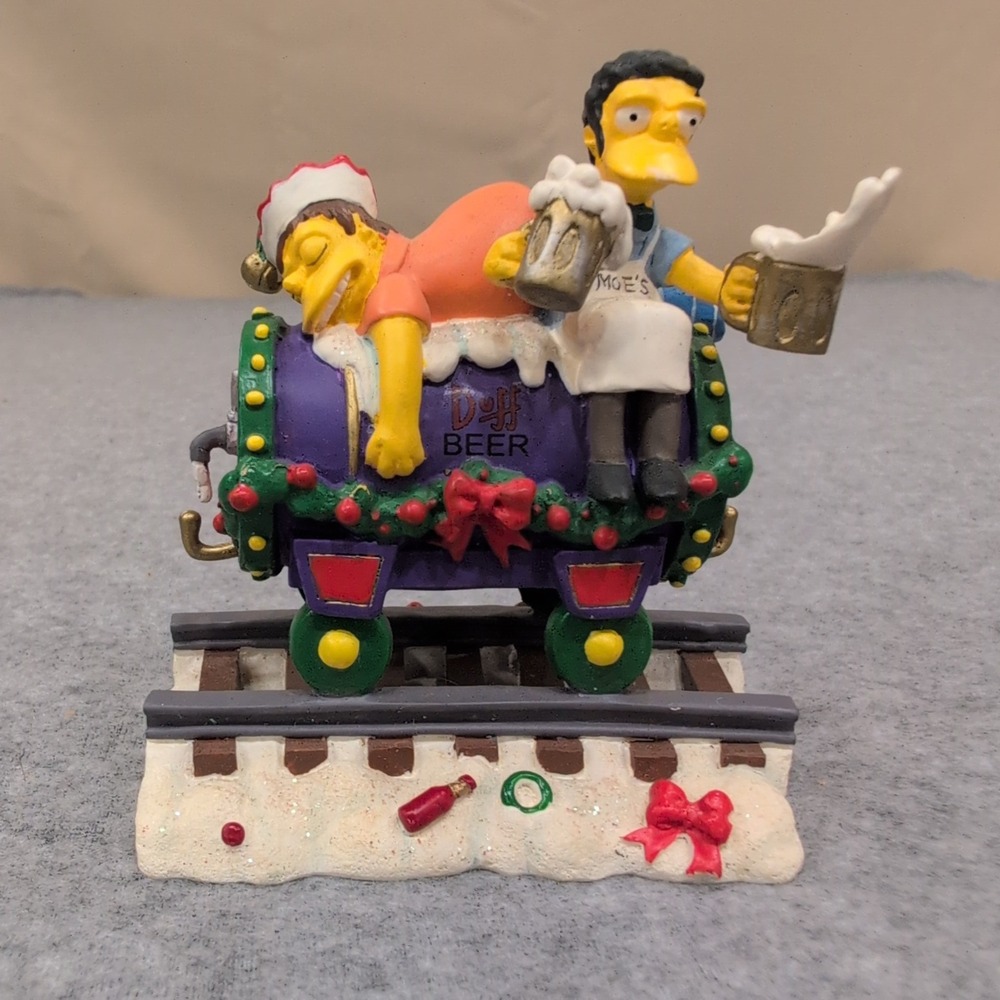 The Simpsons Christmas at Moe's Figurine Christmas Express Collection 2003 - Picture 1 of 6